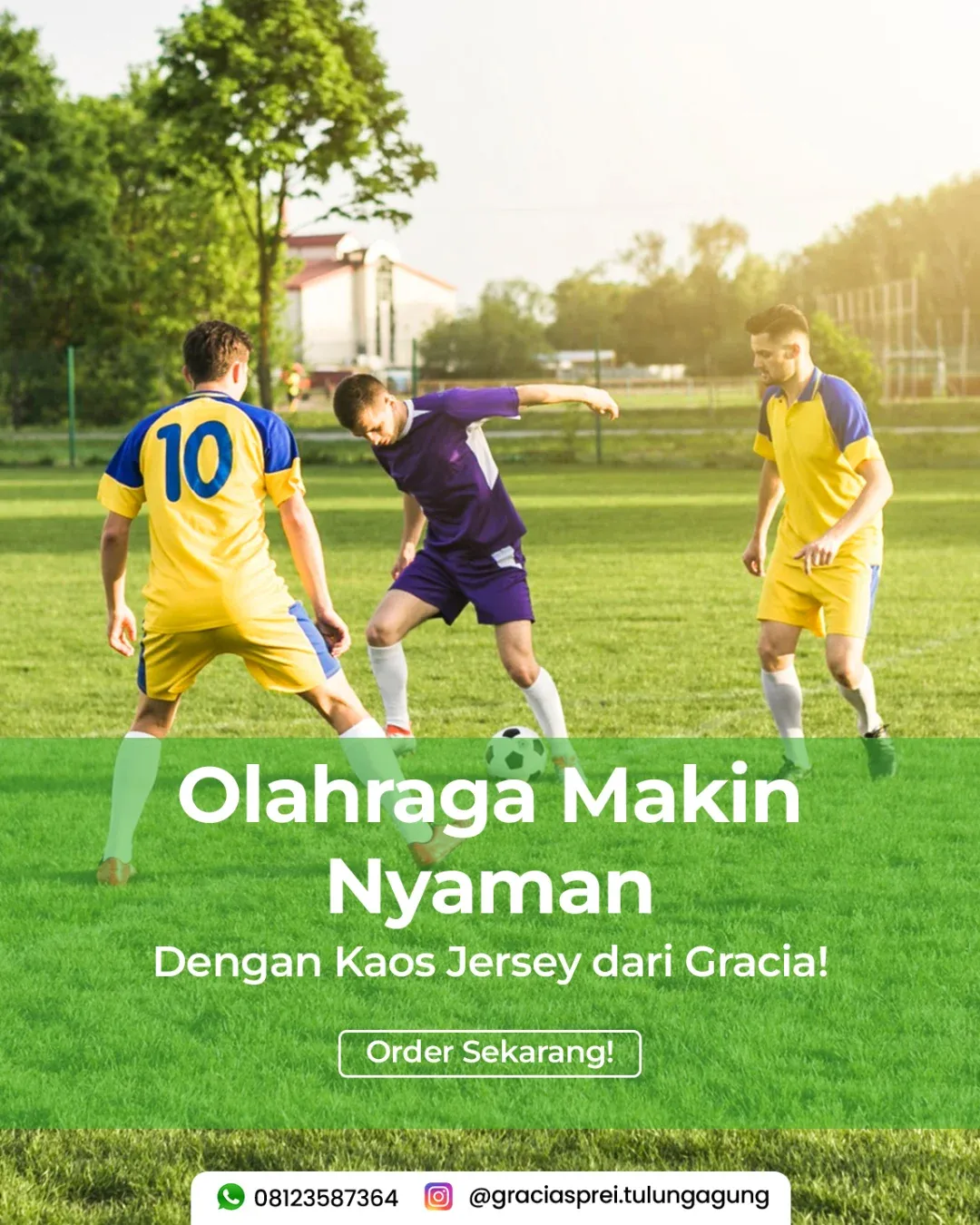 <p>Ingin berolahraga dengan kaos yang nyaman saat 